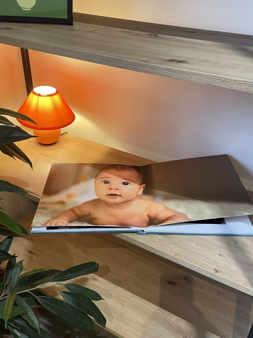 Сімейна фотокнига 30х30 з велюровою обкладинкою зображення 3